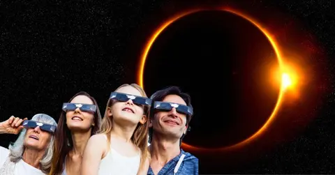 No te arriesgues a ver el eclipse sin protección adecuada; podría causar hasta ceguera total