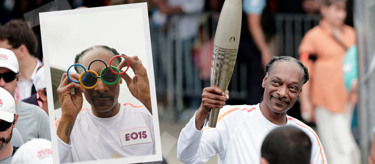 Snoop Dogg desata emoción al llevar antorcha olímpica previo a los Juegos Olímpicos 2024; París