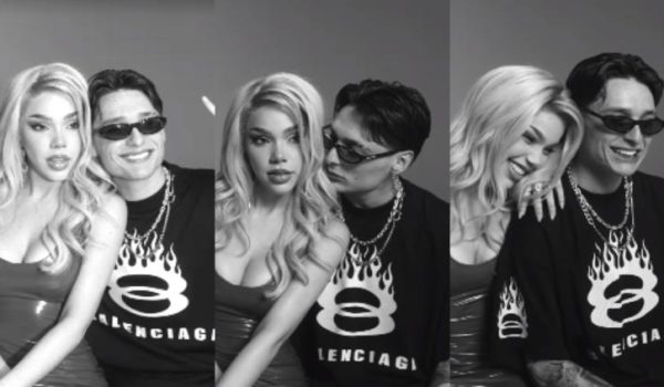Peso Pluma confirma romance con Kenia Os: “Me derrito por ti”