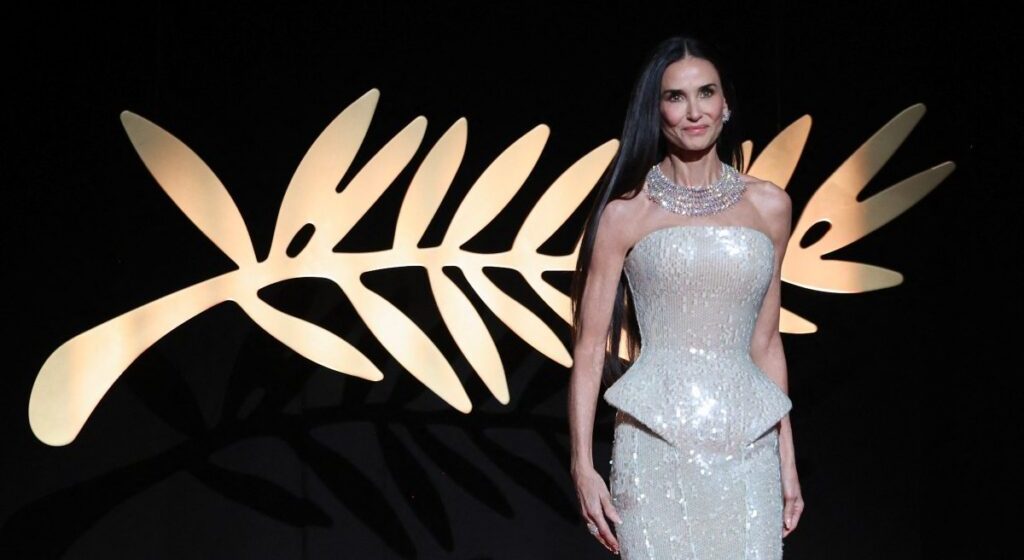 ¿Qué le pasó a Demi Moore? Su aparición en el Festival de Cannes desata polémica