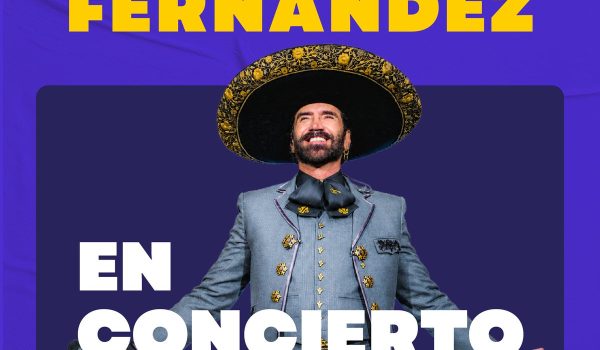 Alejandro Fernández en concierto este 25 de junio