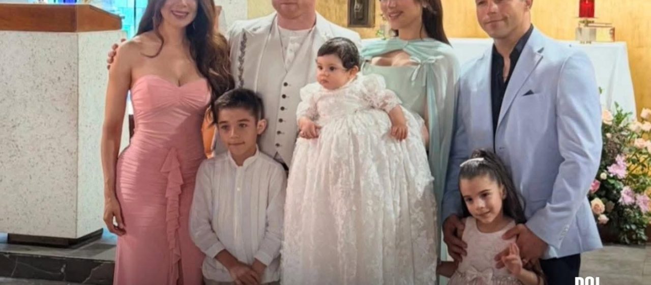 SAÚL “CANELO” ÁLVAREZ Y FERNANDA GÓMEZ CELEBRAN EL BAUTIZO DE SU HIJA