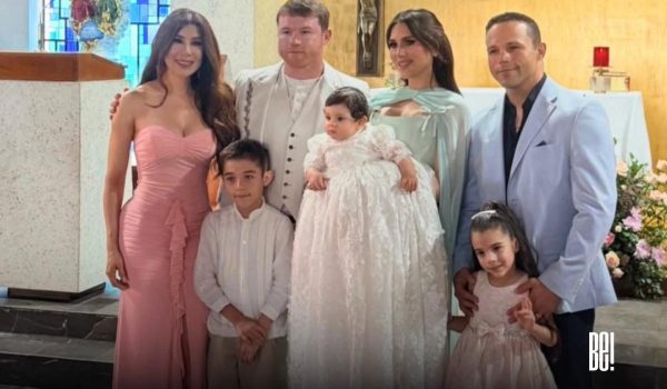 SAÚL “CANELO” ÁLVAREZ Y FERNANDA GÓMEZ CELEBRAN EL BAUTIZO DE SU HIJA