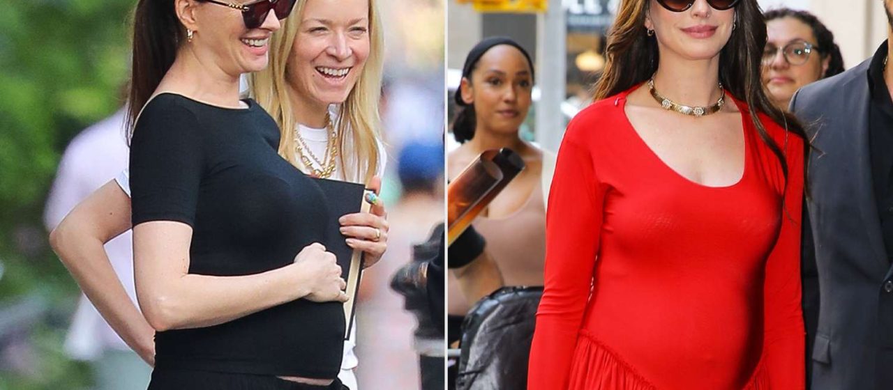 Anne Hathaway luce su embarazo desde Nueva York y enamora a sus fans