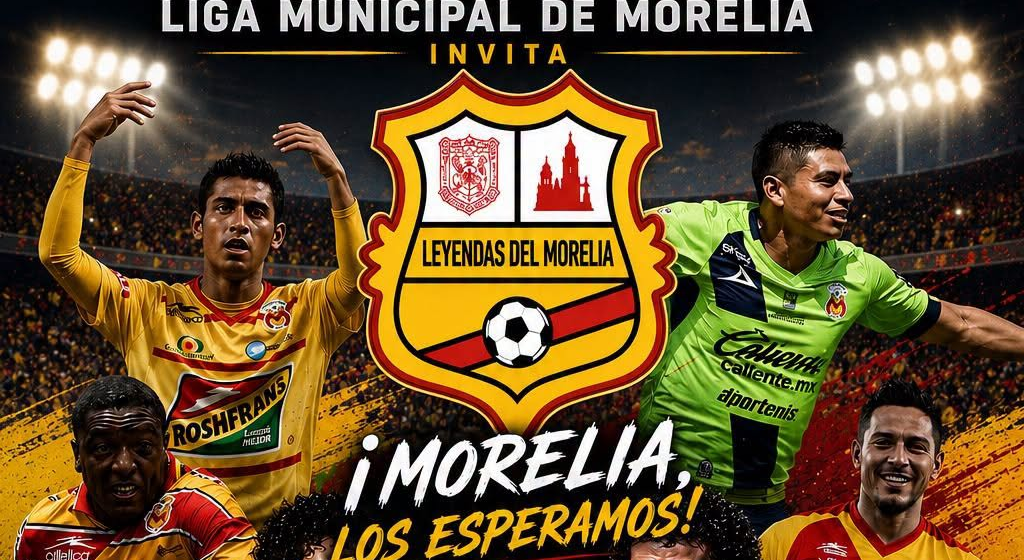 ¡Imperdible! Leyendas del Morelia ofrecerán partido gratuito este fin de semana