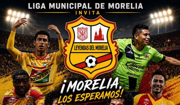 ¡Imperdible! Leyendas del Morelia ofrecerán partido gratuito este fin de semana