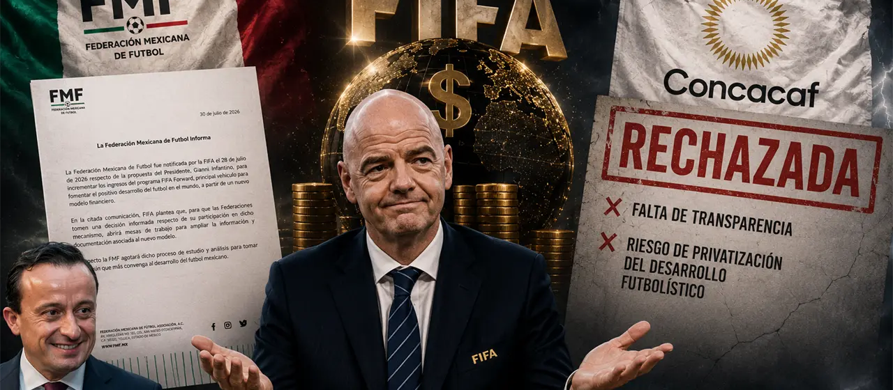 México pone una condición a la FIFA para apoyar los planes de Infantino