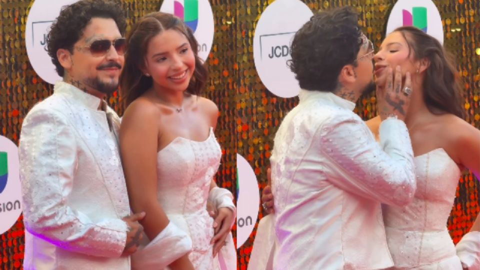 Ángela Aguilar y Christian Nodal sorprenden en Premios Juventud 2026