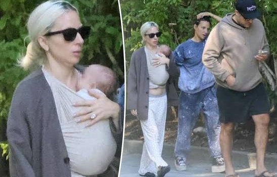 Lady Gaga causó sorpresa entre sus seguidores después de ser vista en California mientras paseaba con su bebé recién nacido