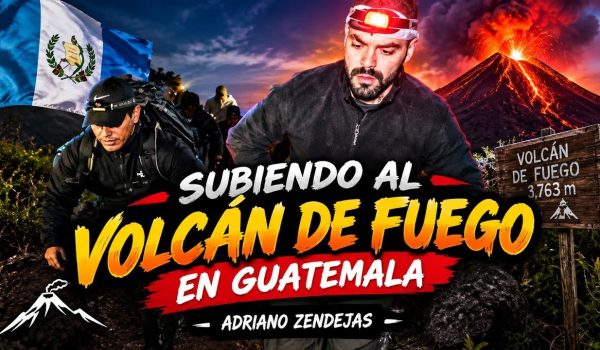 ¡Impactante momento! Adriano Zendejas capta la explosión de un volcán mientras escalaba el Acatenango