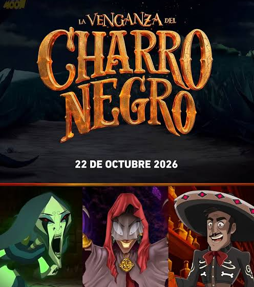 ¡El Charro Negro busca venganza! Así será la nueva aventura animada mexicana.