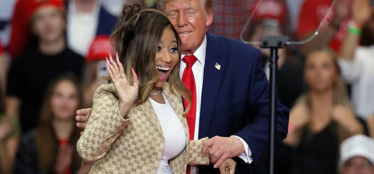 Trump desata polémica al elogiar el físico de Nicki Minaj durante un mitin republicano